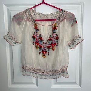 Vintage Hungarian Folk Blouse